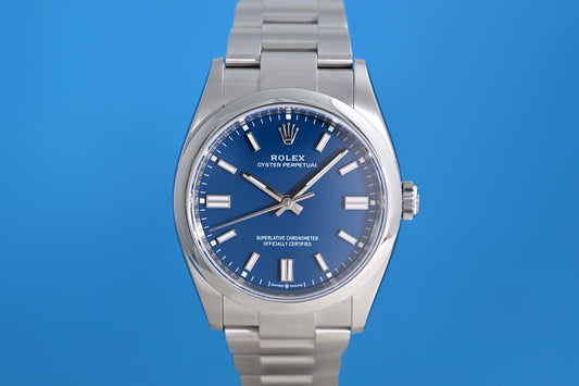 Rolex Oyster Perpetual 36mm - Med Blue Dial - Full Set - NEW 2026
