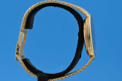 Patek Philippe Ellipse Jumbo - Blue Dial - 3605/001 Yellow Gold - Full Set