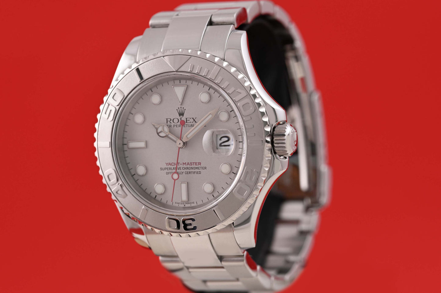 Rolex Yacht-Master 16622 - Platin Dial - Full Set - LC100