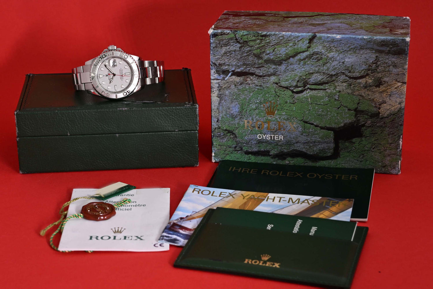 Rolex Yacht-Master 16622 - Platin Dial - Full Set - LC100
