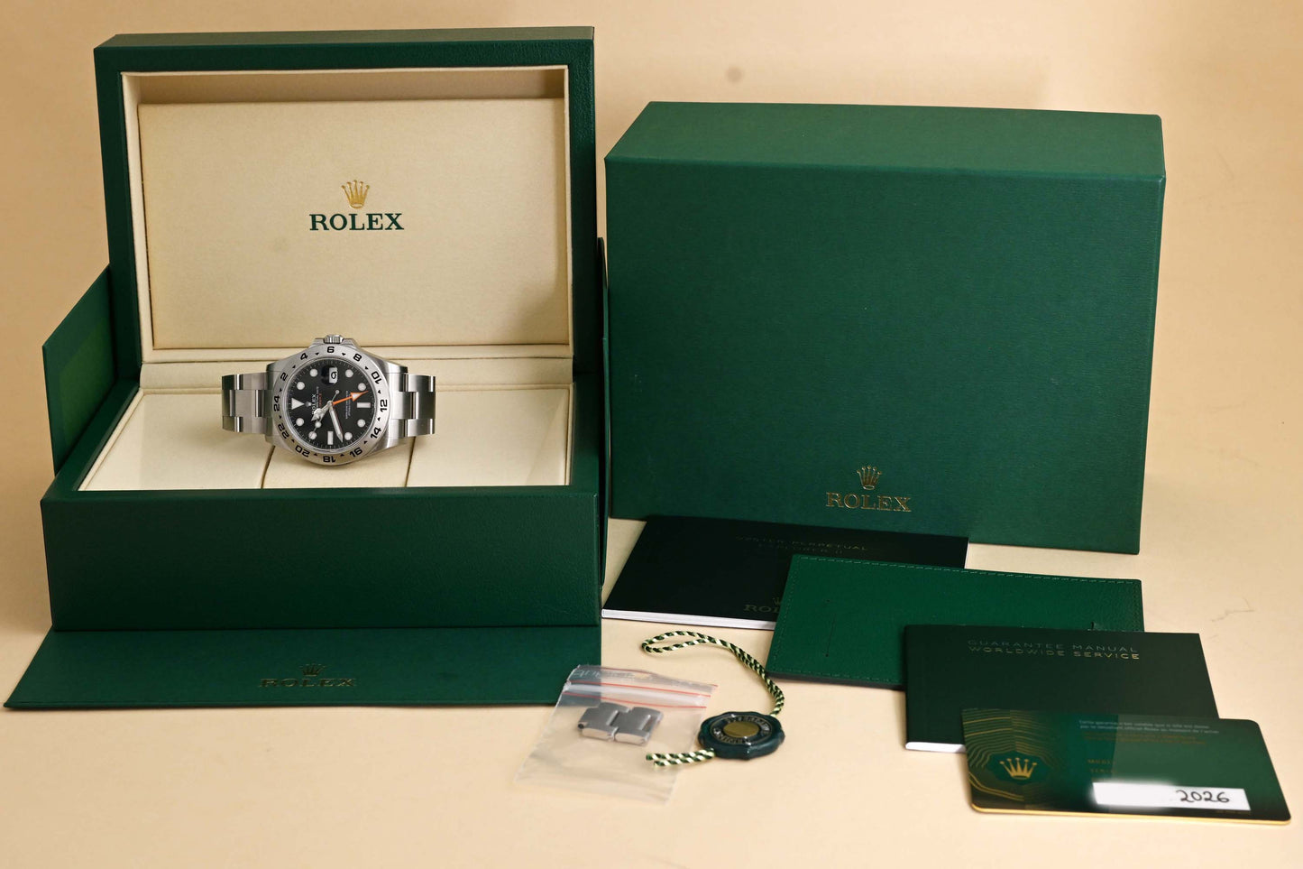 Rolex Explorer II 226570 - Black Dial - Full Set - Like NEW 2026