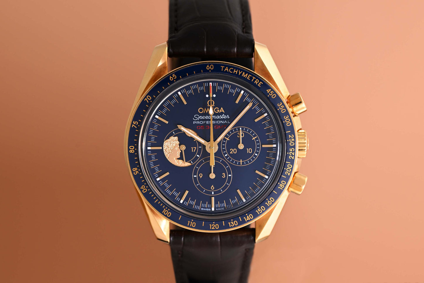 Omega Speedmaster Moonwatch Professional - Yellow Gold - Apollo XVII 45th Anniversary