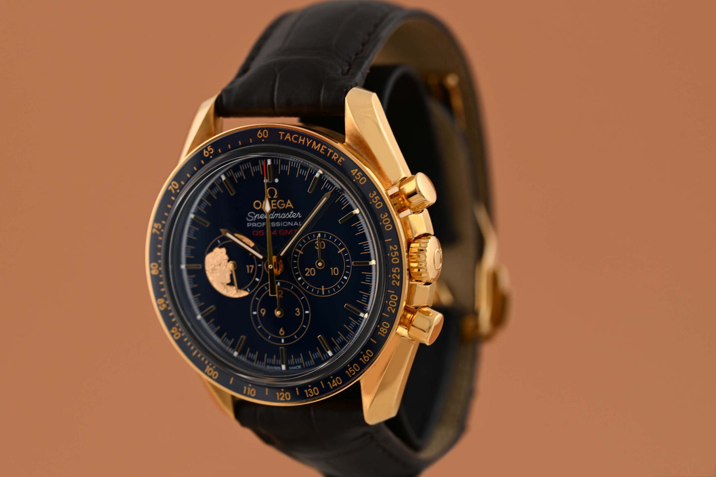 Omega Speedmaster Moonwatch Professional - Yellow Gold - Apollo XVII 45th Anniversary