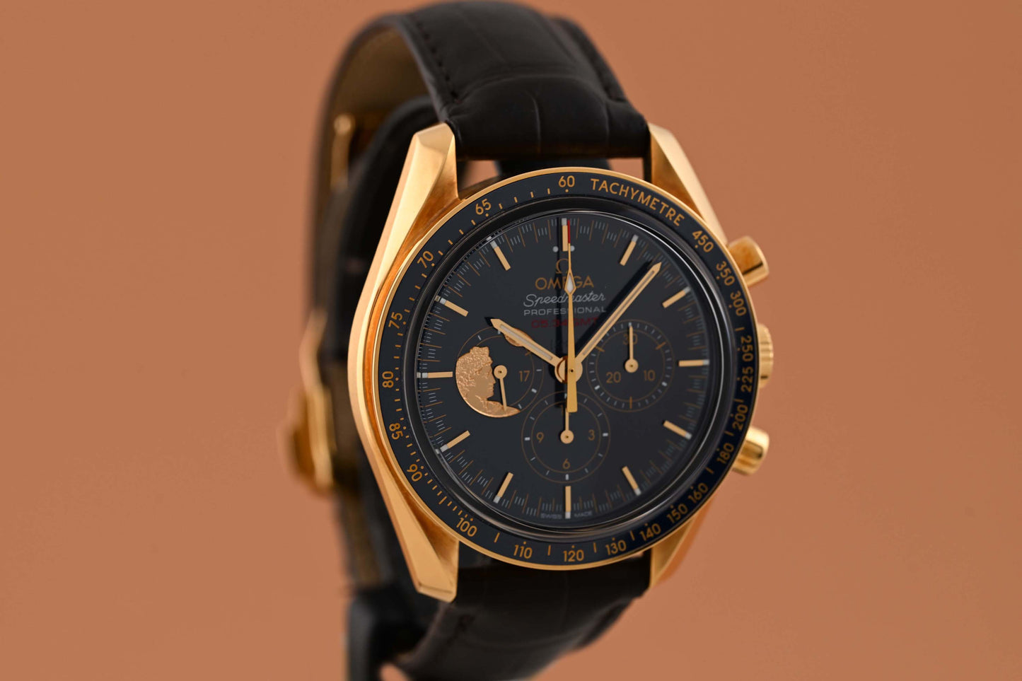Omega Speedmaster Moonwatch Professional - Yellow Gold - Apollo XVII 45th Anniversary