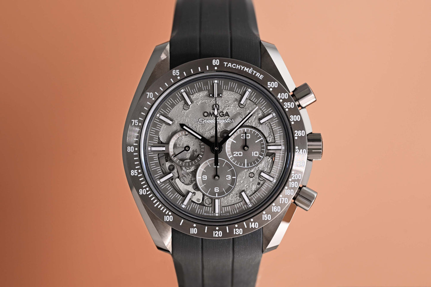 Omega Speedmaster Moonwatch Grey Side Of The Moon - Full Set