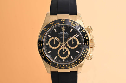 Rolex Daytona Yellow Gold 126518LN - Full Set - Black Dial - Like New