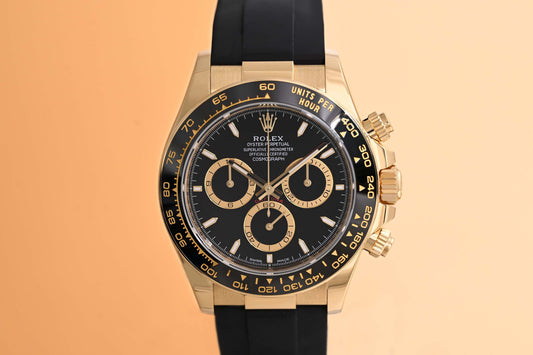 Rolex Daytona Gelbgold 126518LN - Full Set - Black Dial - Like New
