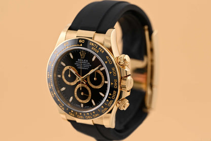 Rolex Daytona Yellow Gold 126518LN - Full Set - Black Dial - Like New
