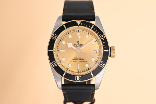 Tudor Heritage Black Bay S&G - Gold Dial - Full Set - NEW 2025