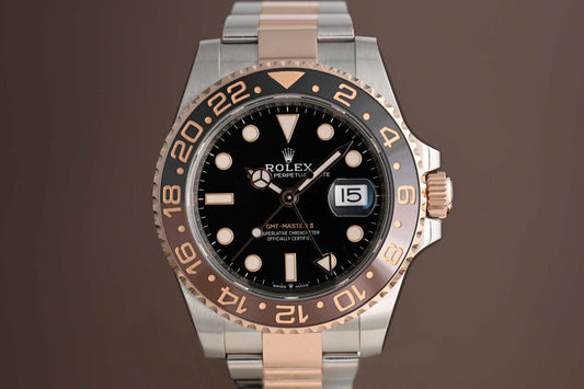 Rolex GMT Master II Rootbeer Stahl/Roségold - 126711CHNR - Full Set