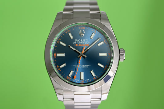 Rolex Milgauss 116400GV - Full Set- NEW 2019