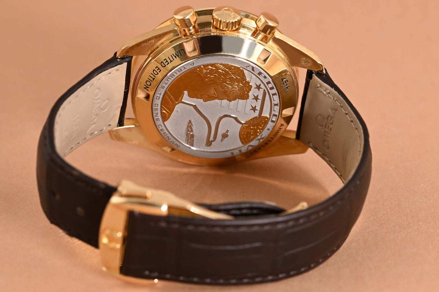 Omega Speedmaster Moonwatch Professional - Yellow Gold - Apollo XVII 45th Anniversary