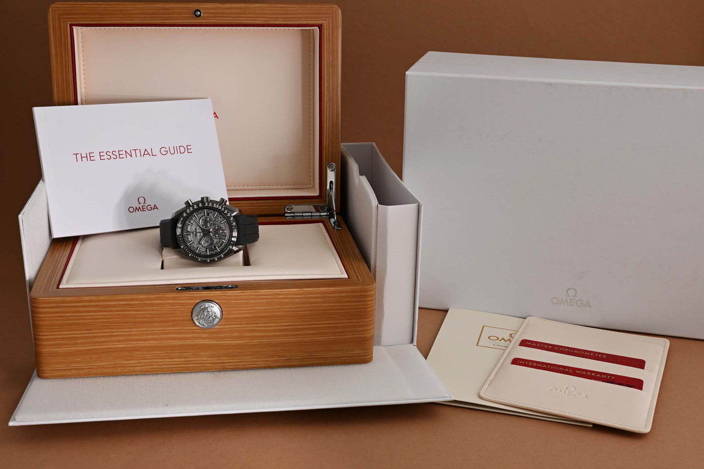 Omega Speedmaster Moonwatch Grey Side Of The Moon - Full Set