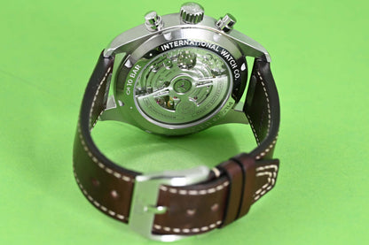 IWC Pilot's Watch Chronograph 41 - Green Dial - Full Set