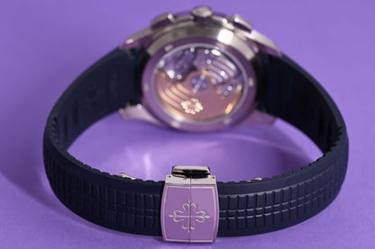 Patek Philippe Aquanaut Chronograph - 5968G-001 - Blue Dial - Full Set - Like NEW
