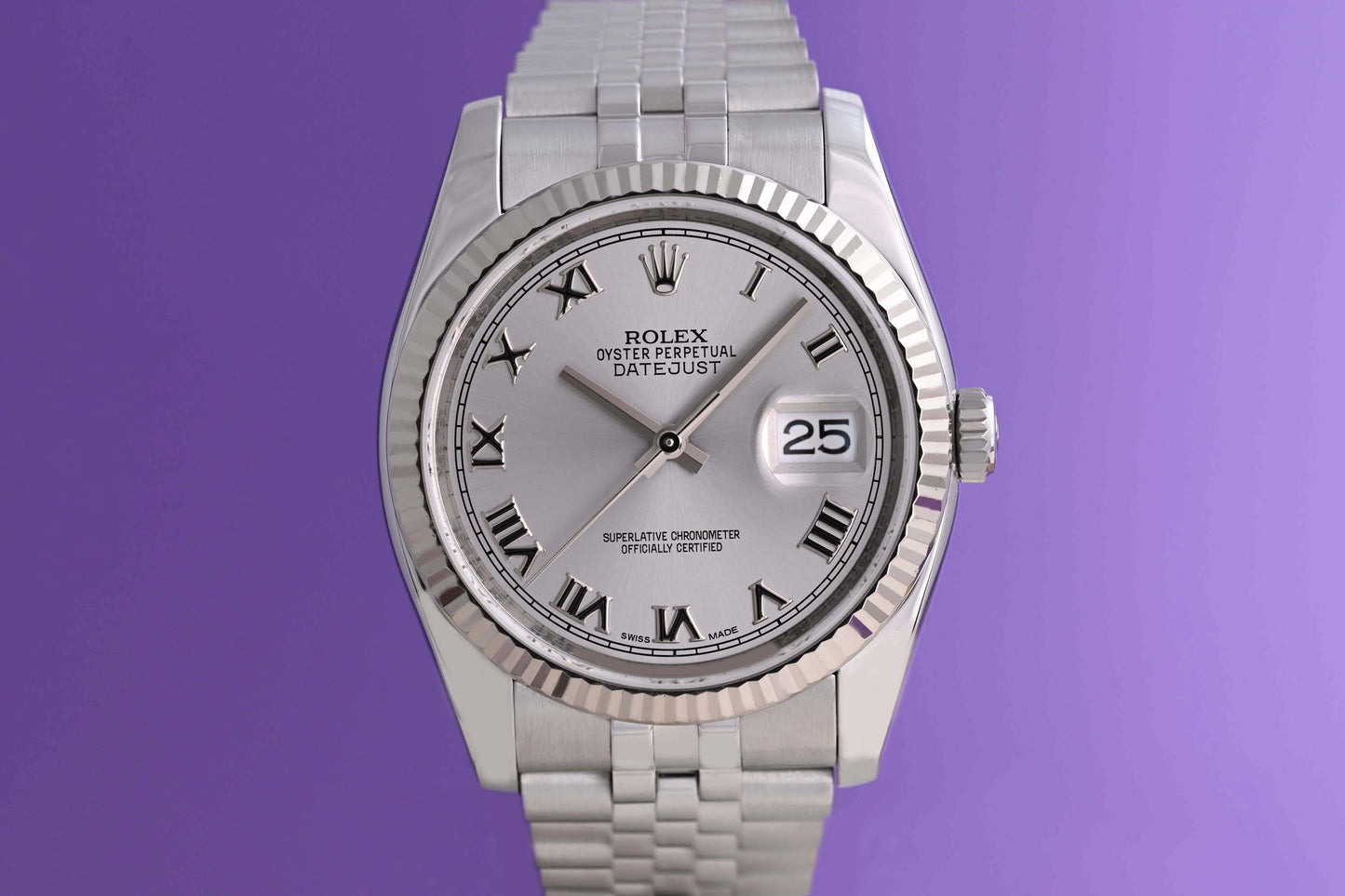 Rolex Oyster Perpetual Datejust 116234 - Silver Dial - Full Set