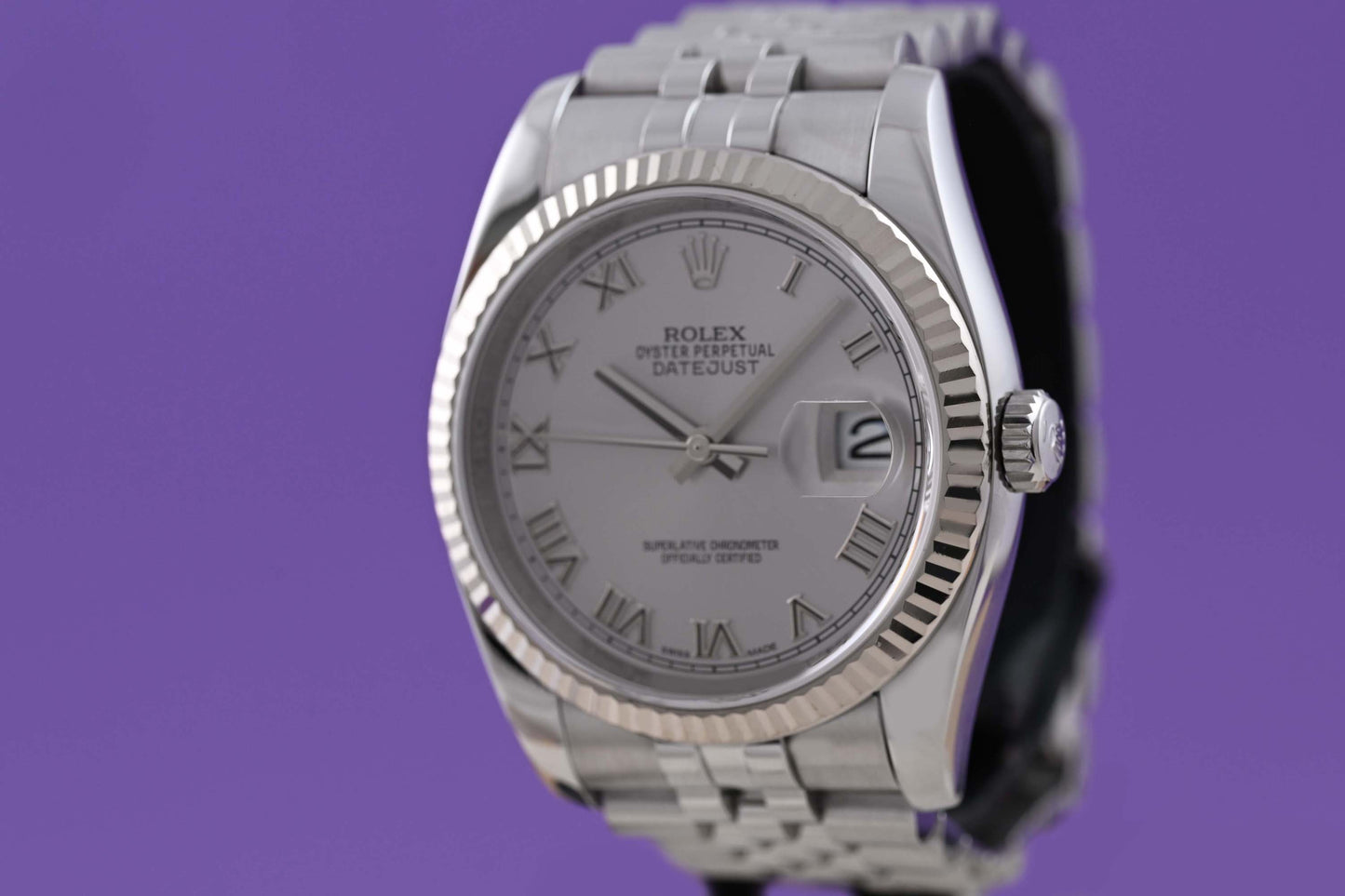 Rolex Oyster Perpetual Datejust 116234 - Silver Dial - Full Set