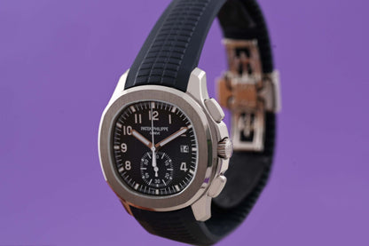 Patek Philippe Aquanaut Chronograph - 5968G-001 - Blue Dial - Full Set - Like NEW