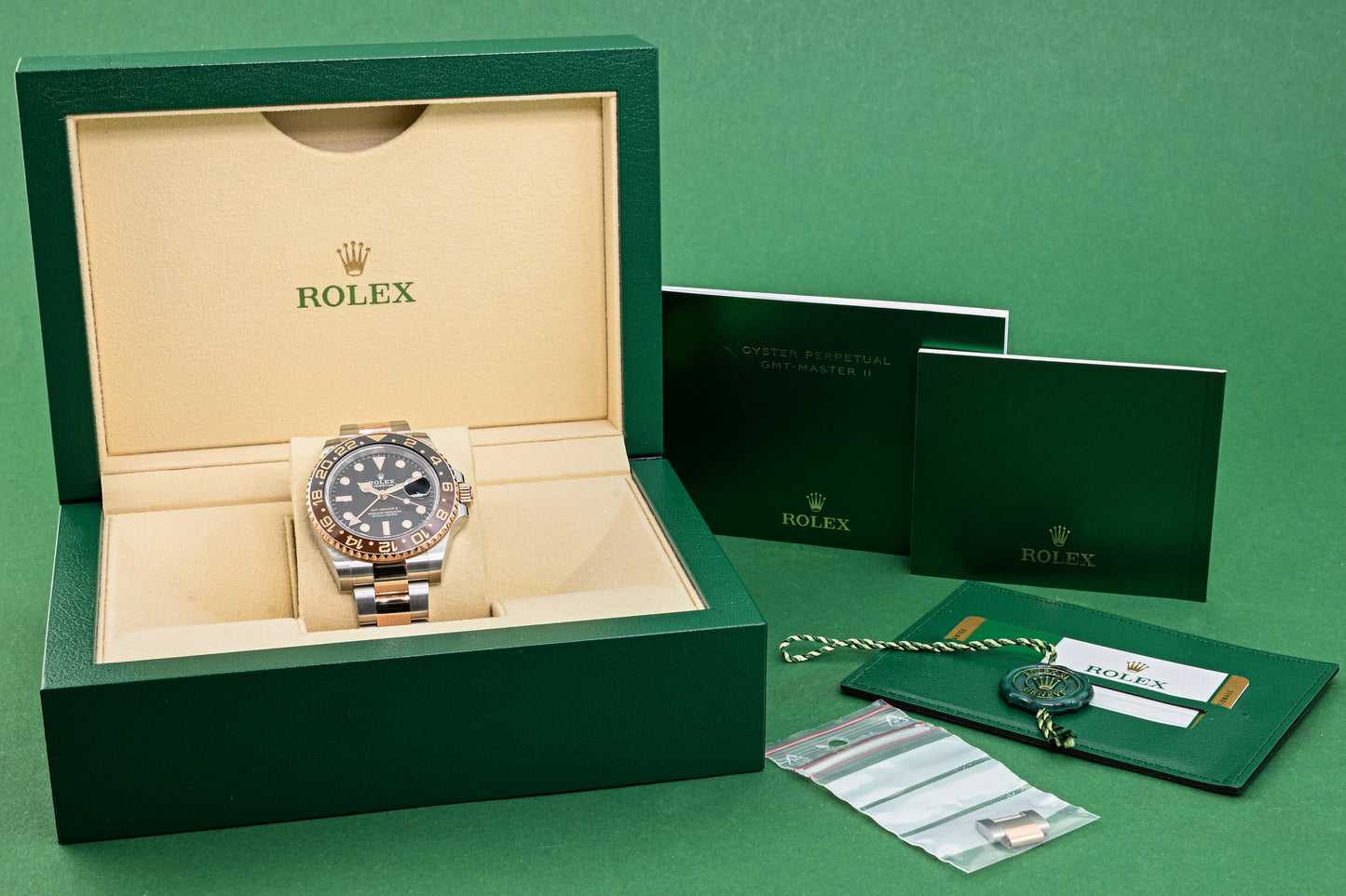 Rolex GMT Master II Rootbeer Stahl/Roségold - 126711CHNR - Like New