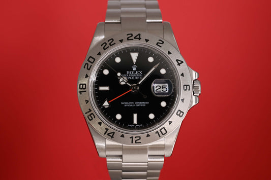 Rolex Explorer II 16570 - Black Dial - Full Set