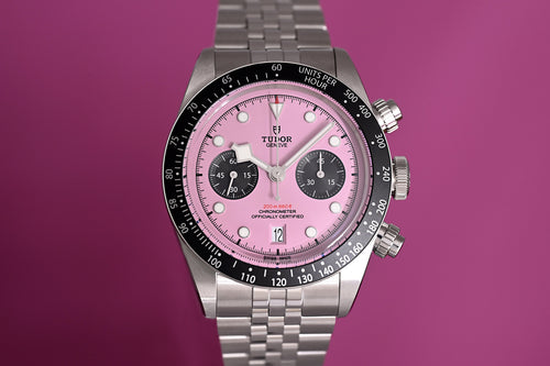 Tudor Black Bay Chronograph 79360N - Pink Dial "Inter Miami" - Full Set - NEW
