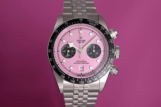 Tudor Black Bay Chronograph 79360N - Pink Dial "Inter Miami" - Full Set - NEW