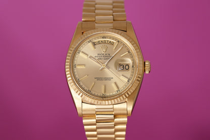Rolex Day Date 36mm Gelbgold 1803 - Full Set