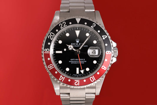 Rolex GMT Master II 16710 - Coke - Full Set - LC100