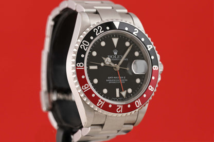 Rolex GMT Master II 16710 - Coke - Full Set - LC100
