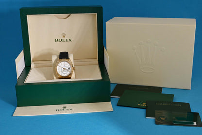Rolex Sky Dweller Yellow Gold 336238 - White Dial - Full Set