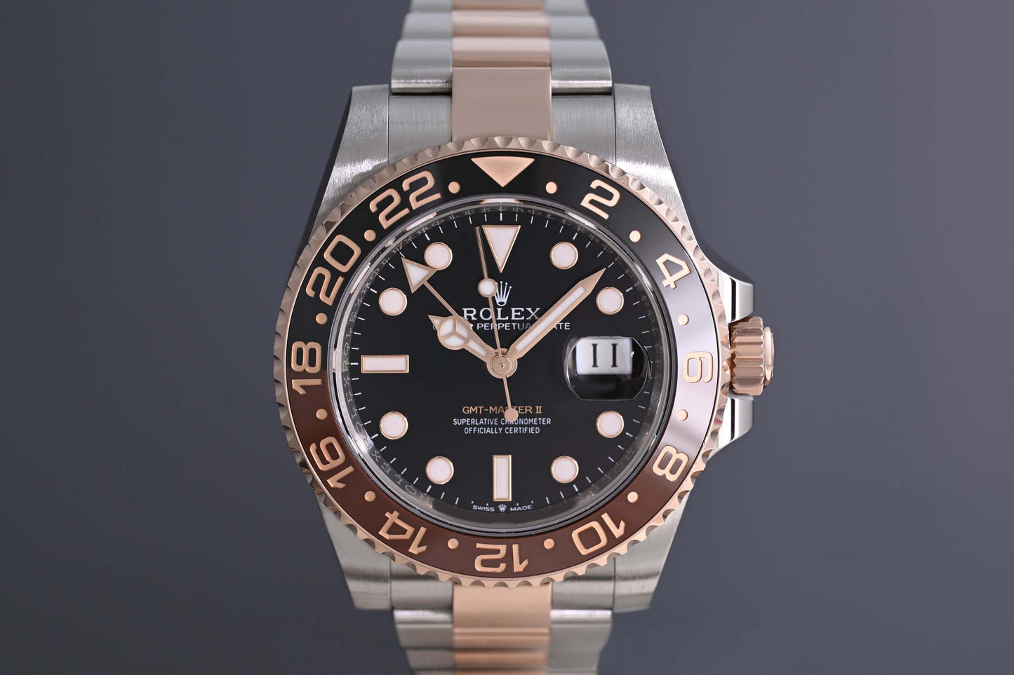 Rolex GMT Master II Rootbeer Stahl/Roségold - 126711CHNR - Full Set - 2025 - Like NEW