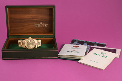 Rolex Day Date 36mm Gelbgold 1803 - Full Set