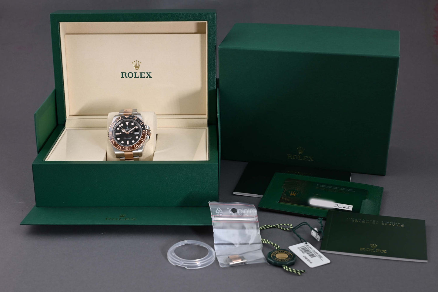 Rolex GMT Master II Rootbeer Stahl/Roségold - 126711CHNR - Full Set - 2025 - Like NEW