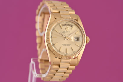 Rolex Day Date 36mm Gelbgold 1803 - Full Set
