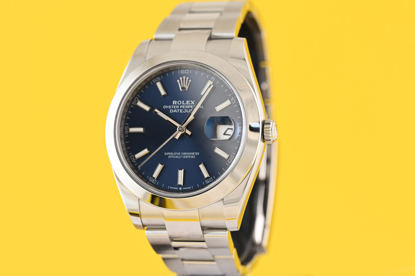 Rolex Datejust 41 - 126300 - Blue Dial - Full Set - LC100