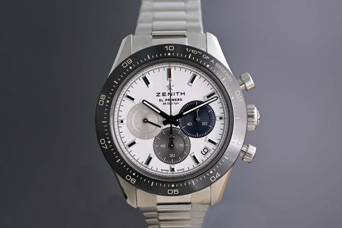Zenith Chronomaster Sport Steel - Silver Dial - Full Set