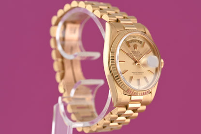 Rolex Day Date 36mm Gelbgold 1803 - Full Set