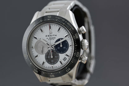 Zenith Chronomaster Sport Steel - Silver Dial - Full Set