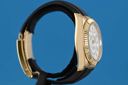 Rolex Sky Dweller Yellow Gold 336238 - White Dial - Full Set