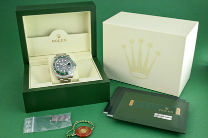 Rolex Submariner 116610LV - Full Set - Hulk