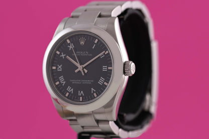 Rolex Oyster Perpetual 31 mm - 177200 - Blue Dial - Full Set