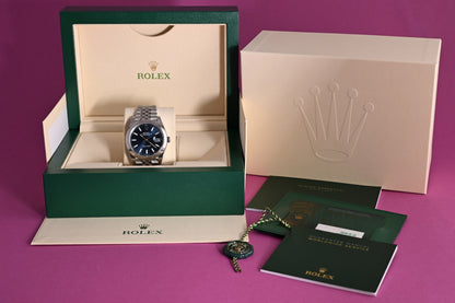 Rolex Datejust 41 - 126300 - Blue Dial - NEW - Full Set