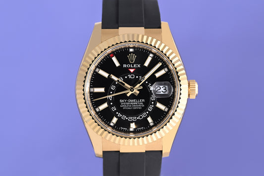 Rolex Sky Dweller Yellow Gold 326238 - full set