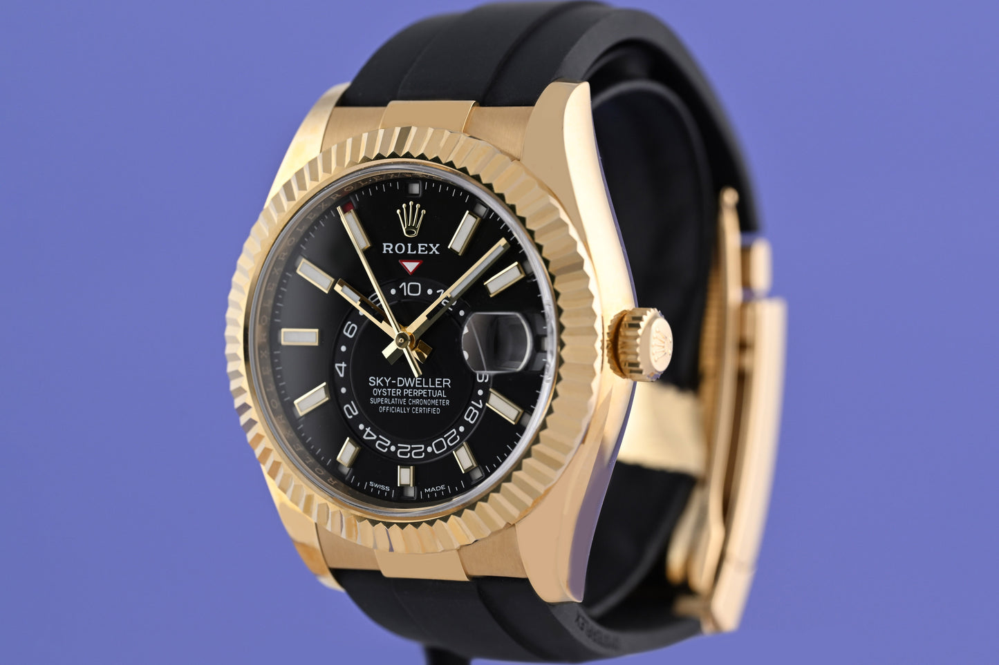 Rolex Sky Dweller Gelbgold 326238 - Black Dial - Full Set