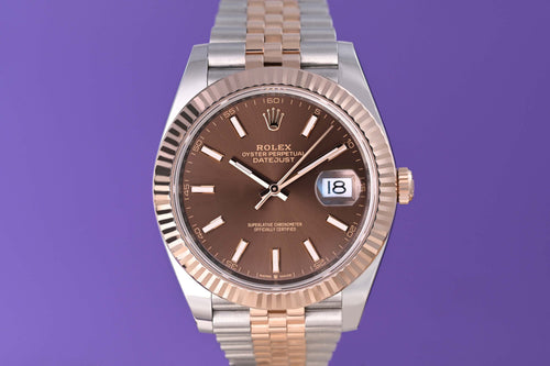 Rolex Datejust 41 - 126331 - Full Set - Brown Dial
