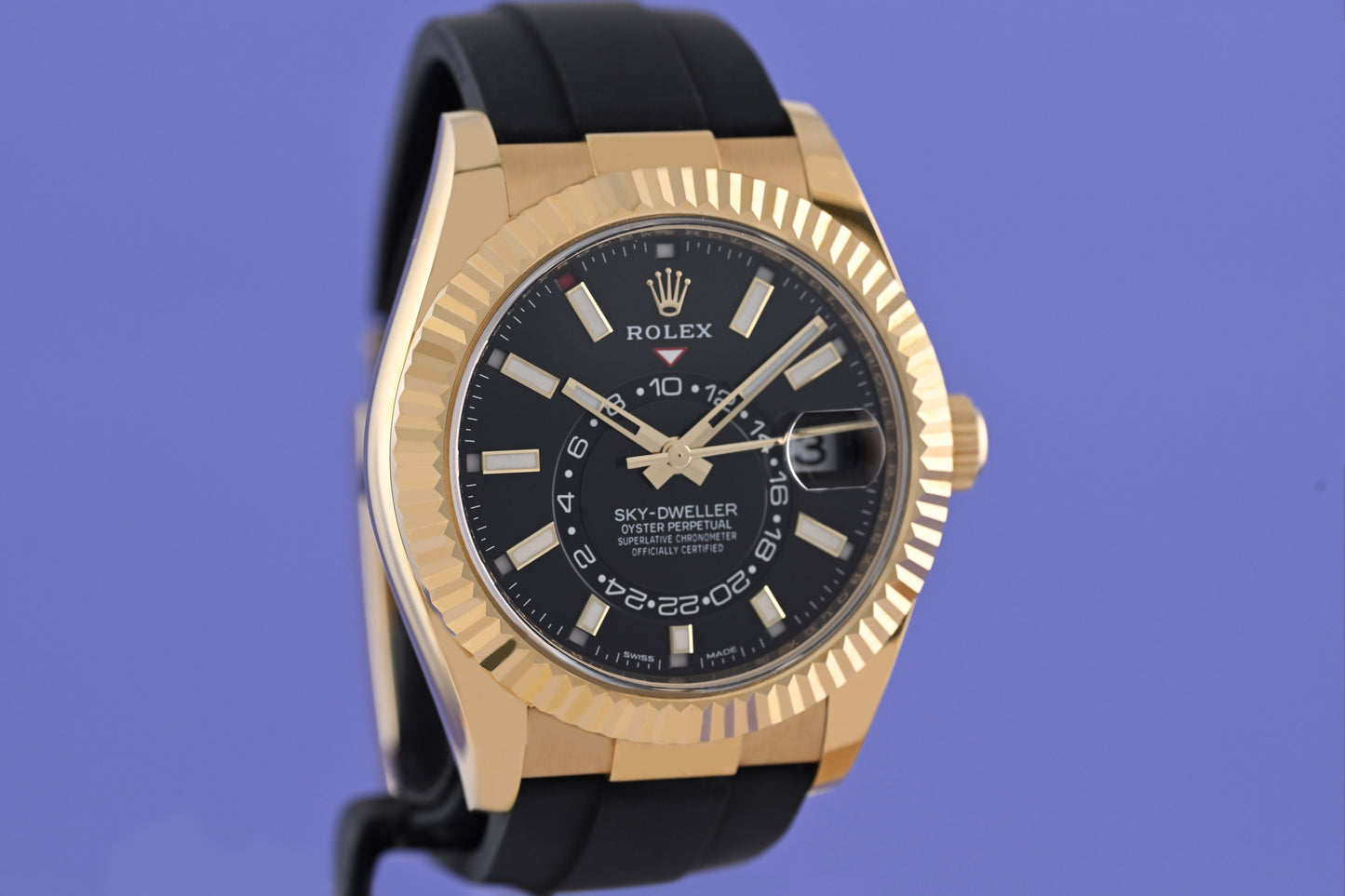 Rolex Sky Dweller Gelbgold 326238 - Black Dial - Full Set