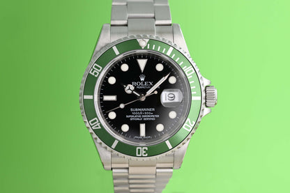 Rolex Submariner 16610LV - Full Set - Kermit