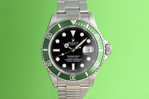Rolex Submariner 16610LV - Full Set - Kermit