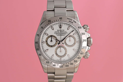Rolex Daytona 116520 - White Dial