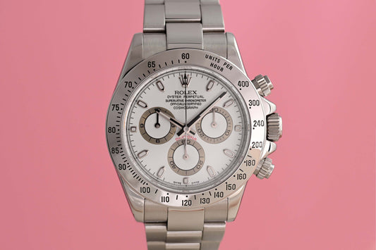 Rolex Daytona 116520 - White Dial